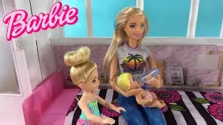 Barbie and Ken Taking Care of Baby and Barbie Shopping 😍