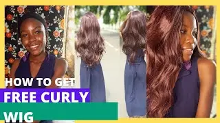 How to Get a Free Curly Fiber Wig Cap/ Unsponsored video‼️‼️/ Naa Dedei
