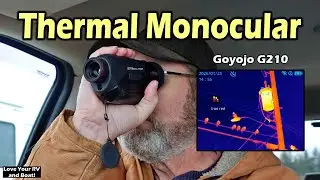 Демонстрация и обзор тепловизора-монокуляра GOYOJO модели G210.