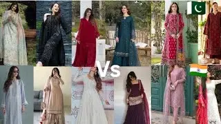 Pkistani vs indian kurti design fashion battle