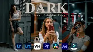 Dark Tone Presets | Lightroom Free Presets & Free Color Grading LUTS | HV Presets |