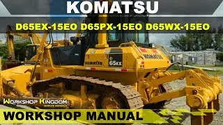 KOMATSU D65EX-15EO D65PX-15EO Workshop Service Repair Manual - English - PDF Download