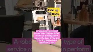 🤖Robot Waiter | #LearnWithBAZTechKnow  in Urdu Hindi 🚀 | |#Technology #shorts for #Learning