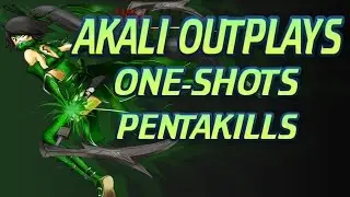 Akali Montage: INSANE PLAYS! | One-Shots | 2 Pentakills - Professor Akali