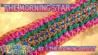 “The Morning Star” ~ 7 Bars Wide,  Rainbowloom Design  #33shintara33 #themorningstarbracelet  