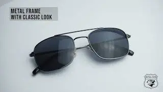 Royal Son UV Protected Square Men Sunglasses - RS0030AV