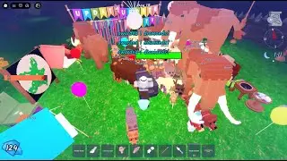 99 Nights in the Forest Update Party Roblox
