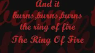 Ring of fire-Adam Lambert with lyrics