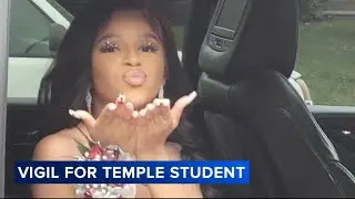 Vigil held for Temple nursing student allegedly killed by boyfriend in North Philadelphia