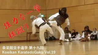 幸栄館空手道学第十九回: 強力な一撃、横蹴り