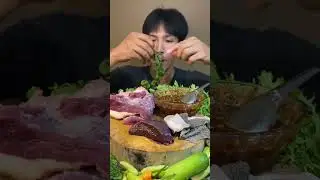 Chinese Eating Mukbang  ASMR Eating Show🍜,Fat Meat, Pork Fat, Pork Belly, 🍜Noodles🍜 😊 #mukbang #asmr
