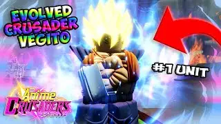 Evolved Crusader Vegita & Goku Make The Number 1 META Unit In Anime Crusaders* Vegito Showcase