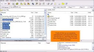 How to Upload files using LeapFTP