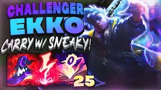 Pro Player Reacts to my Ekko Carry! (duo w/ Sneaky)