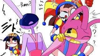 Jealousy 😏 | Pomni x Jax | The Amazing Digital Circus Comic | TADC | Ep. 5 (Ribbit)