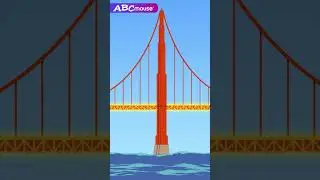 How does the Golden Gate bridge work? | ABCmouse #learning #stem #science #goldengatebridge