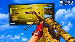 DLQ-33 maps sniper with three finger claw HUD Setting and Sensitivity in COD Mobile
