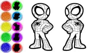 Drawing Spider man tutorial | A must see spiderman drawing tutorial for Kids 