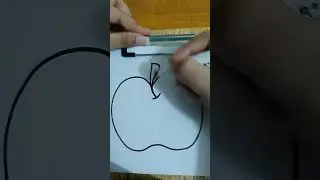 diy apple flashcard for kids #viral #diy #art #shorts #short #youtubeshorts #trending #ytshorts #yt