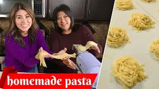 КАК ПРИГОТОВИТЬ ДОМАШНЮЮ ПАСТУ НА KITCHENAID: плюс вкусный легкий соус к свежим феттучини