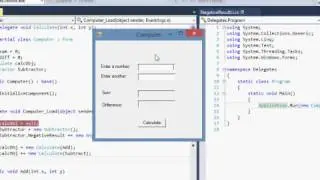 C# Delegates Call Firing An Event From Windows Forms GUI Based Code