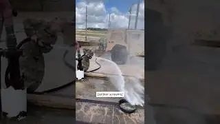 Soldier's Buddies Prank Her by Turning Up Water Pressure #shorts