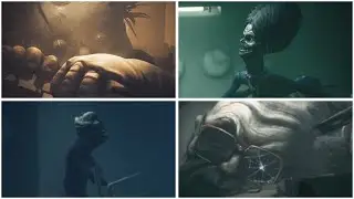 Little Nightmares III ALL BOSSES + CHASE SCENE