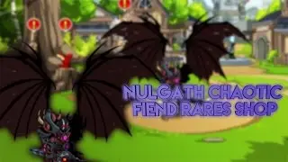 Магазин редких предметов AQW Nulgath's Chaotic Fiend + предварительный просмотр предметов