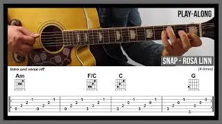 Snap (Guitar TAB) - Rosa Linn - Play-Along