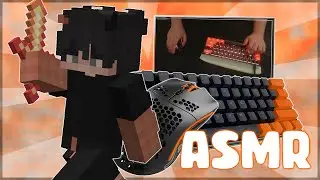 [120 FPS] Keyboard and Mouse Sounds ASMR / Hypixel Bedwars (Handcam)