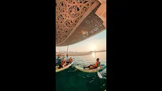 Middle East Ecotourism- Kayaking to the Louvre Museum in Abu Dhabi 360 VR