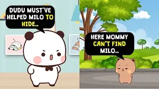 Lil Milo ran away 😱🏃&zwj;♂️ | Just to avoid a shower 🚿 | BUBU DUDU | PEACH GOMA | 3D ANIMATION