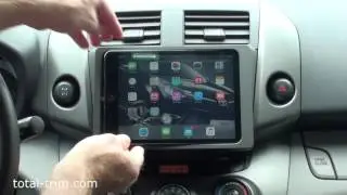 Ipad in dashboard installed