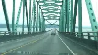 Driving on the Astoria-Megler bridge