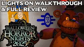 LIGHTS ON WALKTHROUGH & FULL REVIEW - Halloween Horror Nights 2025 at Universal Studios Hollywood