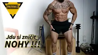 #150 CVIČENÍ DOMA s činkami - můj trénink NOHOU s jednoručními činkami ! Účinné cviky na NOHY DOMA !