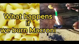What happens if we burn Pasta Macroni | Bambino