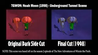 Noah Moon (1998) Comparison - Underground Scene (Screenshot) | Original Dark Cut