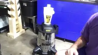 Unboxing DeWalt Separator, Dust Collector cyclone w/ 10 gallon stainless steel tank.