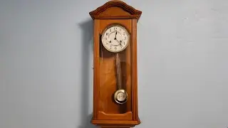 1995 Hermle Bim-Bam Striking Regulator Wall Clock