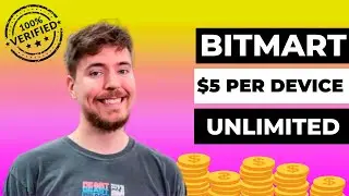 Bitmart New User Offer per user $5 unlimited