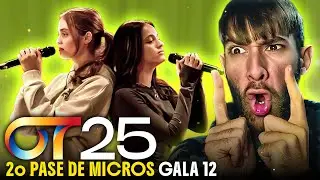 REACCION OLIVIA y CLAUDIA - Yes sir I can boogie | SEGUNDO PASE DE MICROS GALA 12 | OT 2025 #OT2025