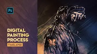 Rogue Mech | Digital painting in photoshop process | how to create digital art