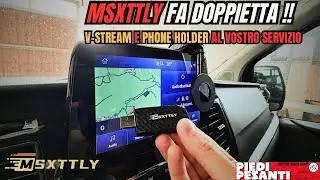 Doppietta MSXTTLY con Carplay, streaming video e phone holder ! #applecarplay #androidauto