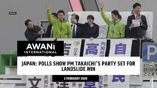 Polls show Japan PM Takaichi's party set for landslide win