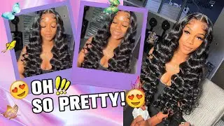 Flawless Frontal Wig ✨✨Melted HD Lace🧡| Ft. #Mscoco Hair