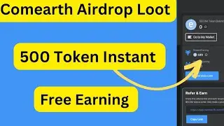Comearth Airdrop Loot || New Crypto Airdrop Today || $ECOM Token Instant Airdrop