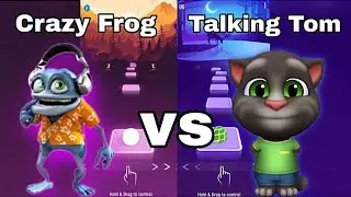 Tiles hop - crazy frog Vs Talking Tom | cenzo Play