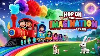 🚂 Hop on the Imagination Train! 🌟 A Magical Kids&rsquo; Adventure Song!