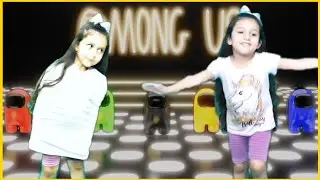 Alexia dan&ccedil;ando com Among Us / Alexia dancing with Among Us
